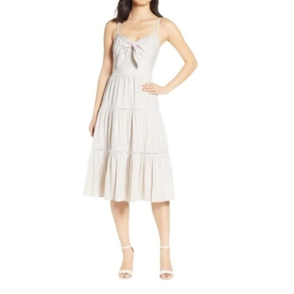 Eliza J Stripe Tiered Sundress Size 6 NWT Style EJ9M1858